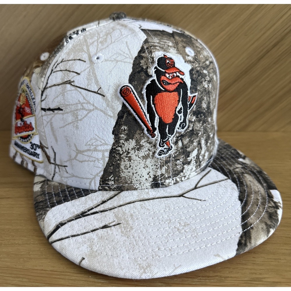 New Era 59Fifty Baltimore Orioles Realtree Camo Retro Logo 7 3/8 Fitted Cap Hat
